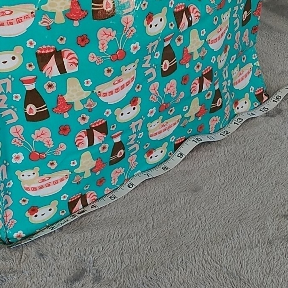 Cute Novelty print Vinyl Tote shopping bag - Picture 3 of 7